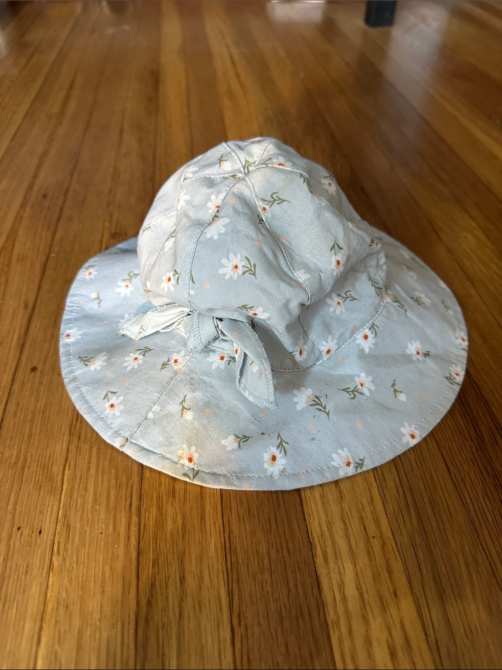 H&M Pale Blue Floral Sun Hat for Kids